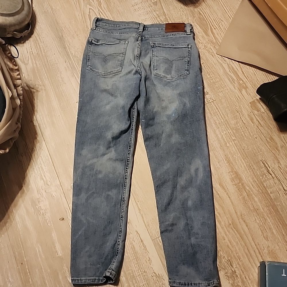 Lauren Ralph Lauren Relaxed Tapered Paint Splatter Jeans - Picture 5 of 7